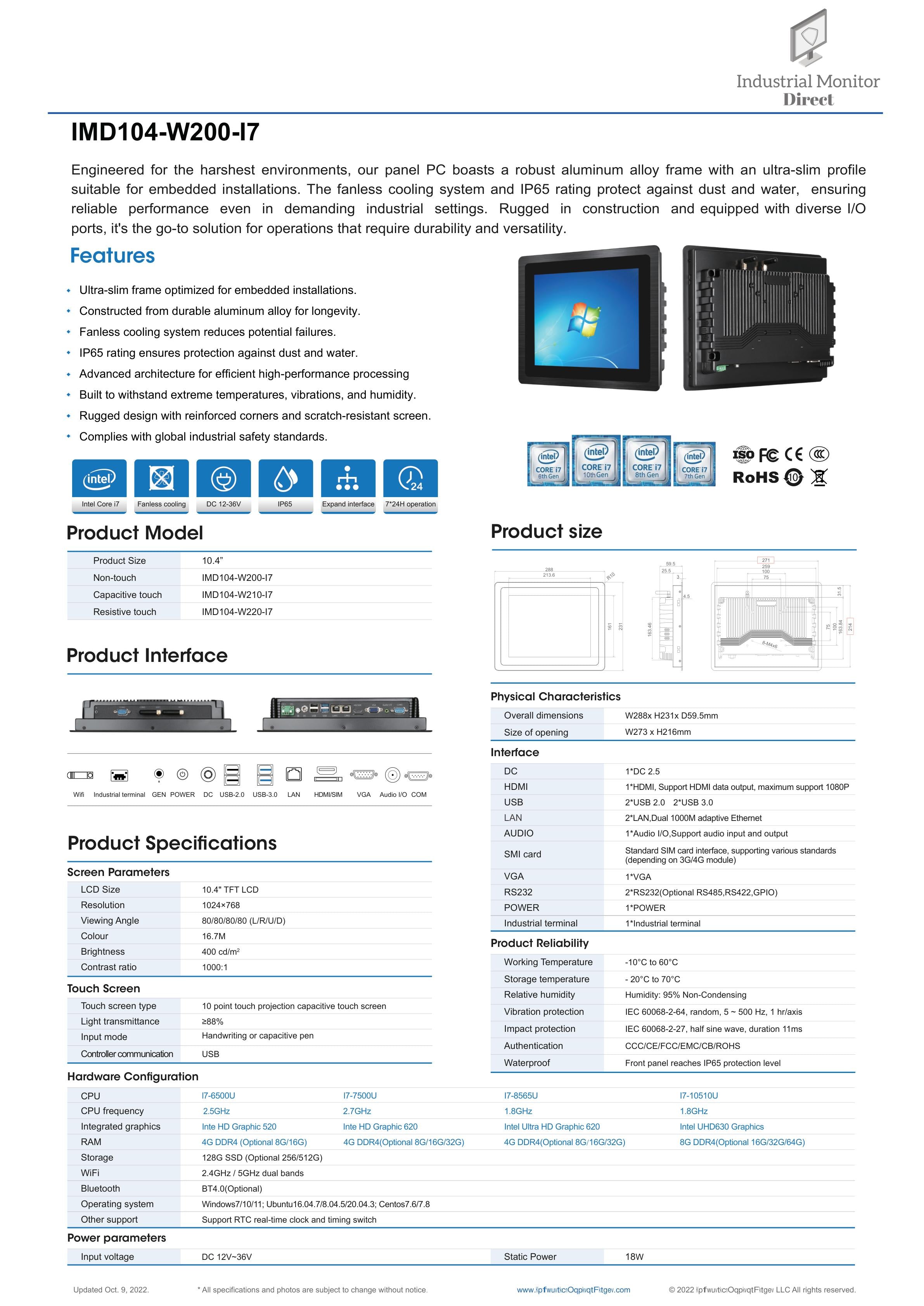 Specification
