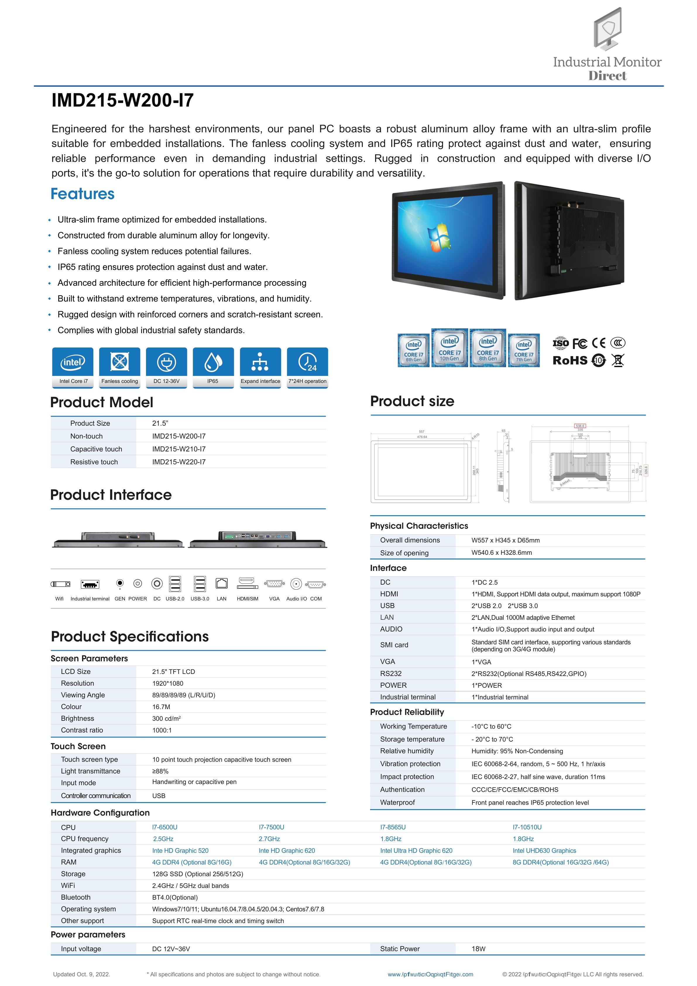 Specification