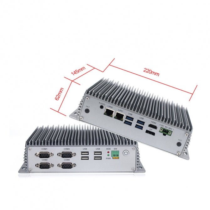 Industrial Fanless PC, 8th Gen Intel Core i7
