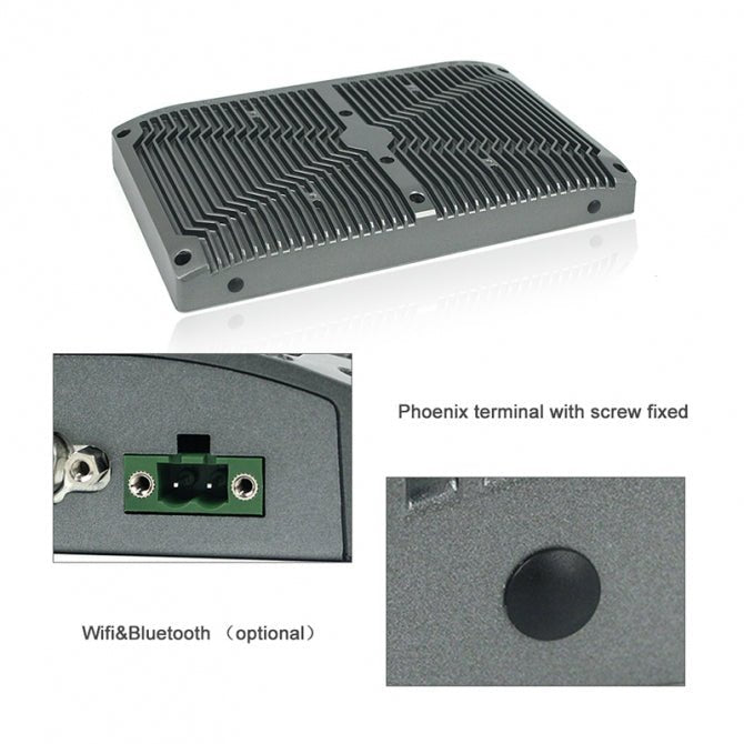 Industrial Fanless PC, 8th Gen Intel Core i7, Low-Profile