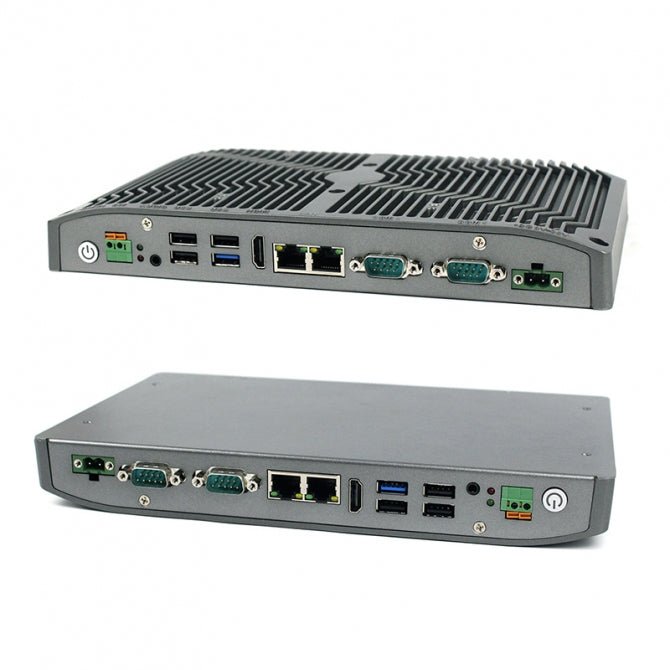Industrial Fanless PC, 8th Gen Intel Core i7, Low-Profile