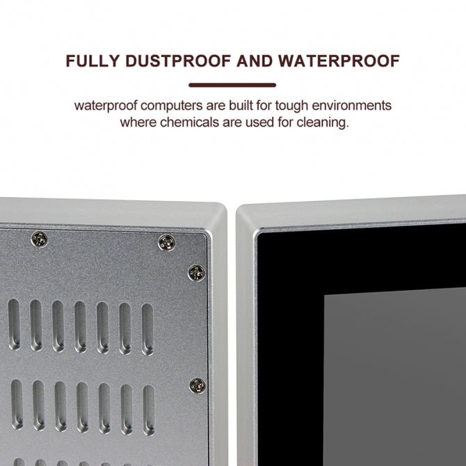 12" Panel PC, Fully Enclosed, Submersible Waterproof, 800x600(4:3), Capacitive Touch, Celeron - 809166