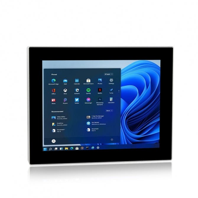 12" Panel PC, Fully Enclosed, Submersible Waterproof, 800x600(4:3), Capacitive Touch, Celeron - 631341