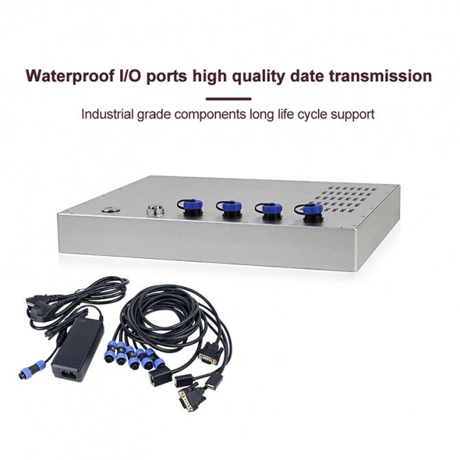 12" Panel PC, Fully Enclosed, Submersible Waterproof, 800x600(4:3), Capacitive Touch, Celeron - 763640