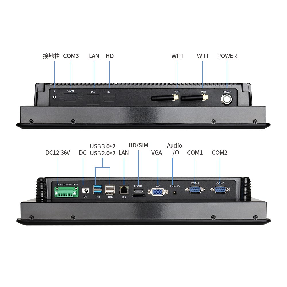 17" all-in-one Panel PC, Intel Celeron J1900 - 43987