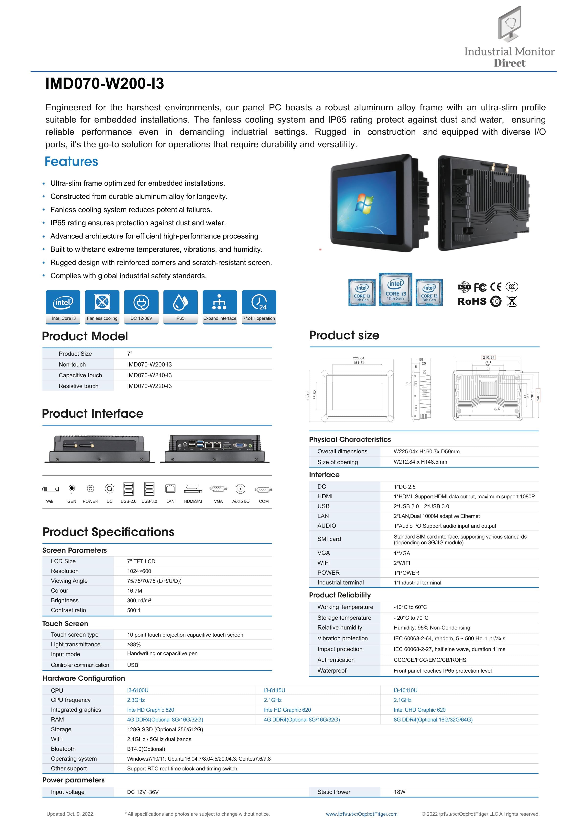 Specification