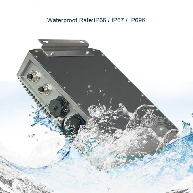 Industrial Fanless PC, 8th Gen Intel Core i5, IP69K Waterproof, Mini