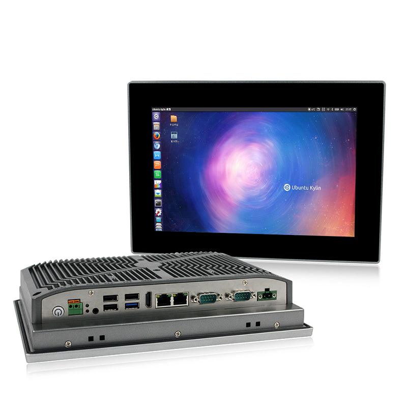 10" Industrial Touchscreen Panel PC, IP65 Waterproof, i3-8145U, Fanless, 1280x800 - 472