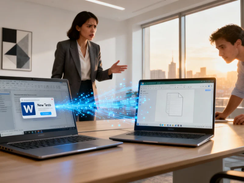 Microsoft Tests Cloud-First Word Saving, Challenging Google Docs