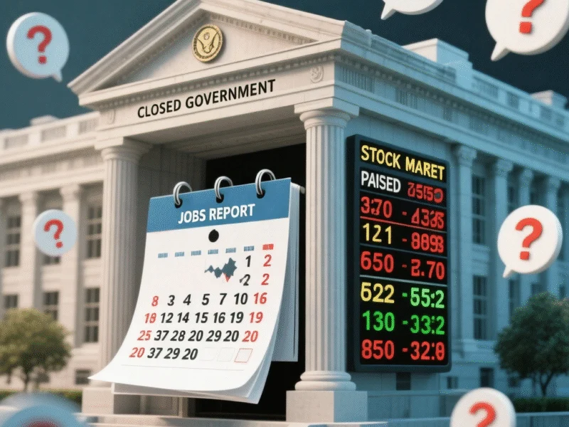 Federal Shutdown Delays Key Economic Data, Including Jobs Report