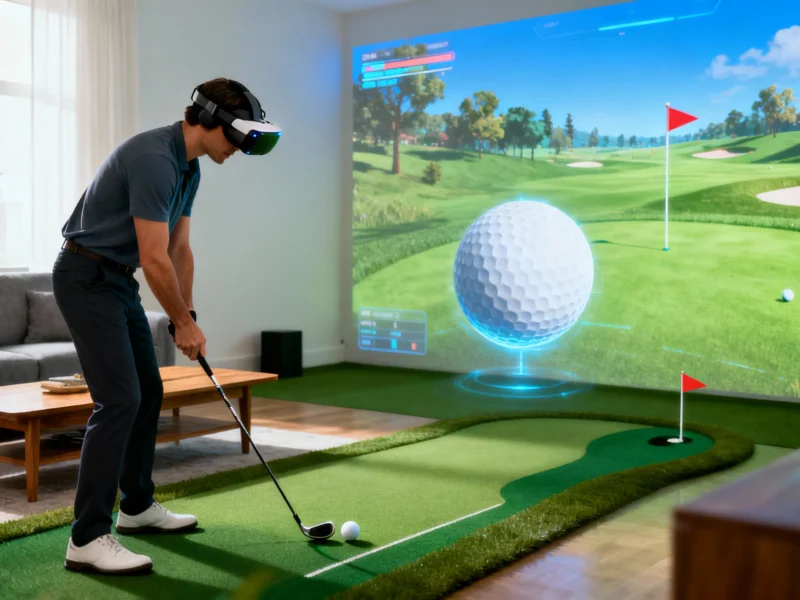 House of Golf VR Transforms Real Spaces Into Mixed Reality Courses