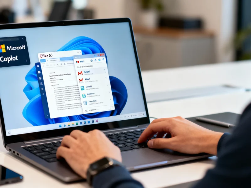 Microsoft Copilot Integrates Gmail, Creates Office Docs in Windows 11 Update