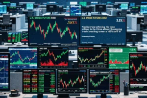 U.S. Stock Futures Rise As Trump Softens China Tone After Tariff Threat - Professional coverage