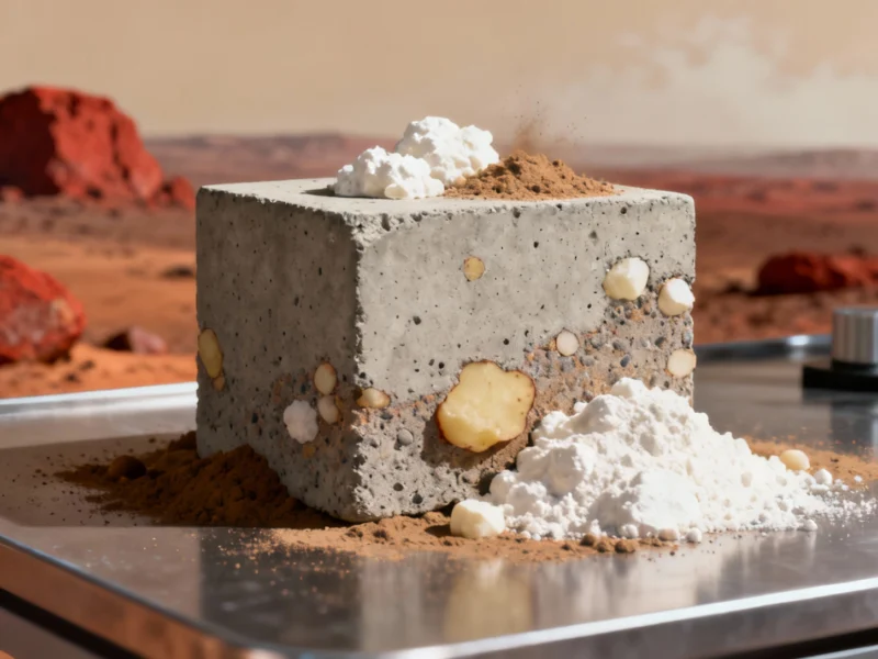 Scientists Develop Cosmic Concrete Twice as Strong Using Potato Starch for Mars Construction - Professional coverage