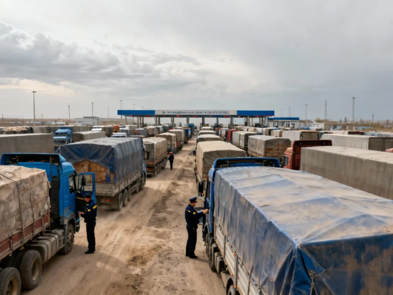 Kazakhstan Border Gridlock Disrupts China-Russia Trade Routes Amid Sanctions Pressure