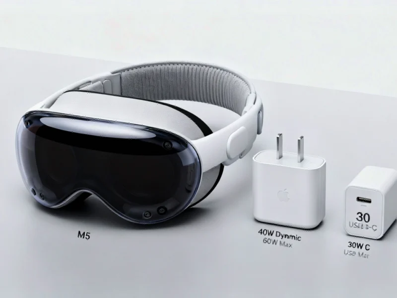 Apple’s M5 Vision Pro Maintains Memory Footprint While Upgrading Power Delivery