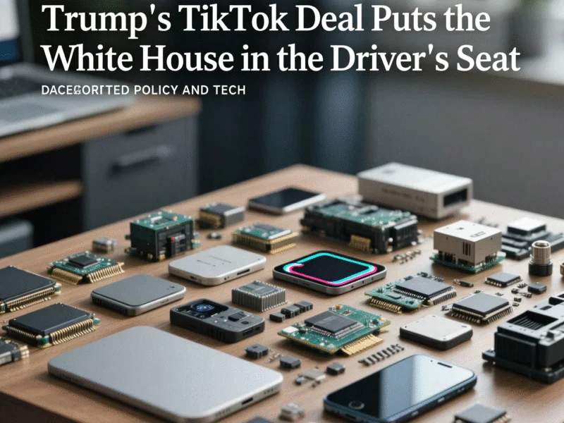 Trump's TikTok Deal Puts the White House in the Driver's Seat - Professional coverage